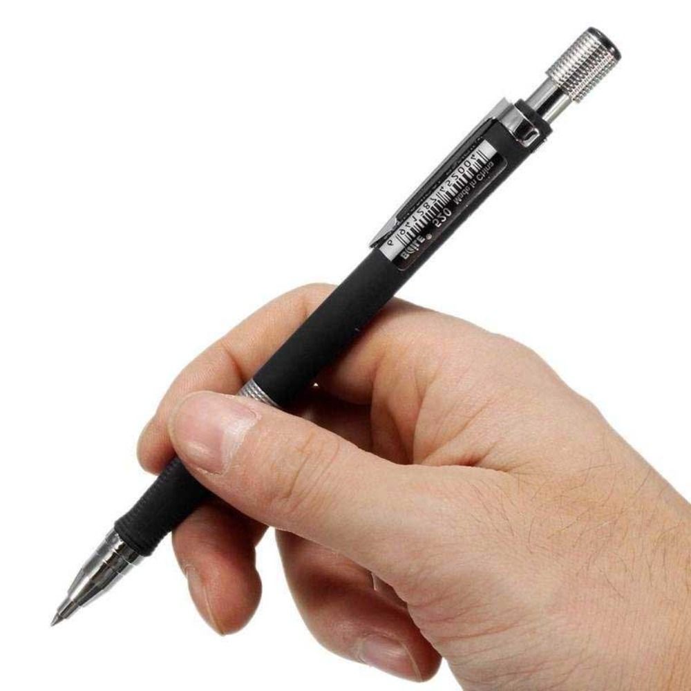 MMLUCK Drawing Mechanical Pencil Sketching Drafting Propelling Pencil 3 Color Writing Automatic Pencil School Office