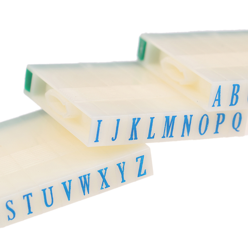 Paper Letter Stamp Digital Number Symbol Seal Chapter Combination Ink Print. 