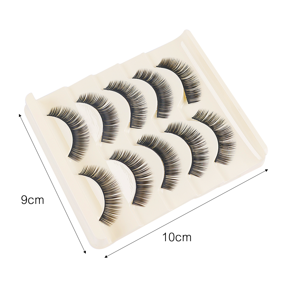 5 Pairs 3D Mink Lashes False Eyelashes