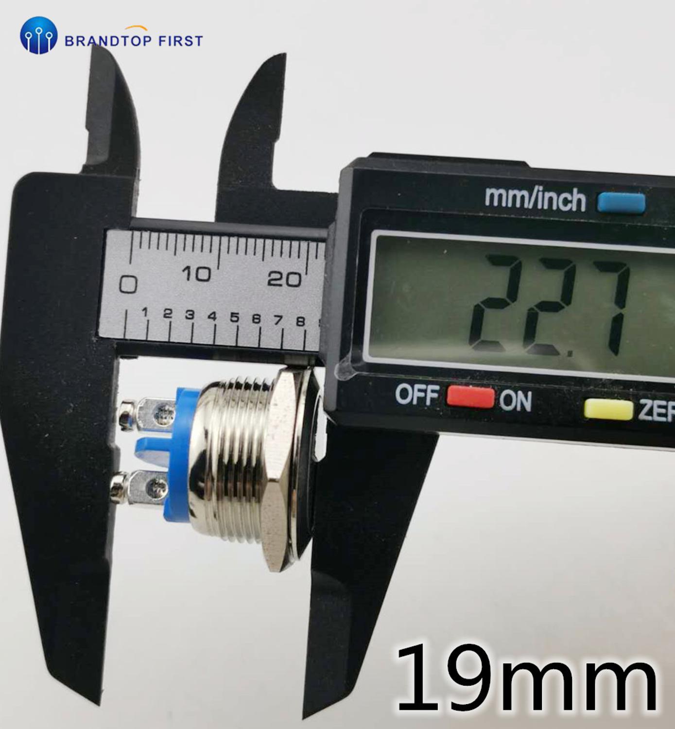 【TrendGlobe】16mm/19mm/22mm Metal Push Button Switch Starter Momentary Waterproof IP65 Doorbell Bell Horn Car Auto Engine PC Power Start. 