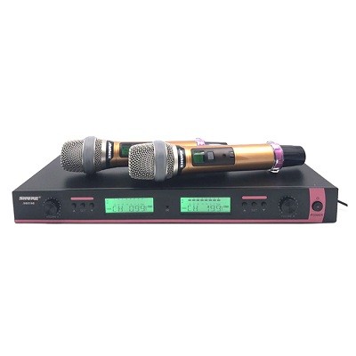 [HCM]Micro không dây Shure UGX10II main đỏ