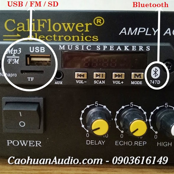 Amply mini CALIFLOWER BX2277 và 777B-1