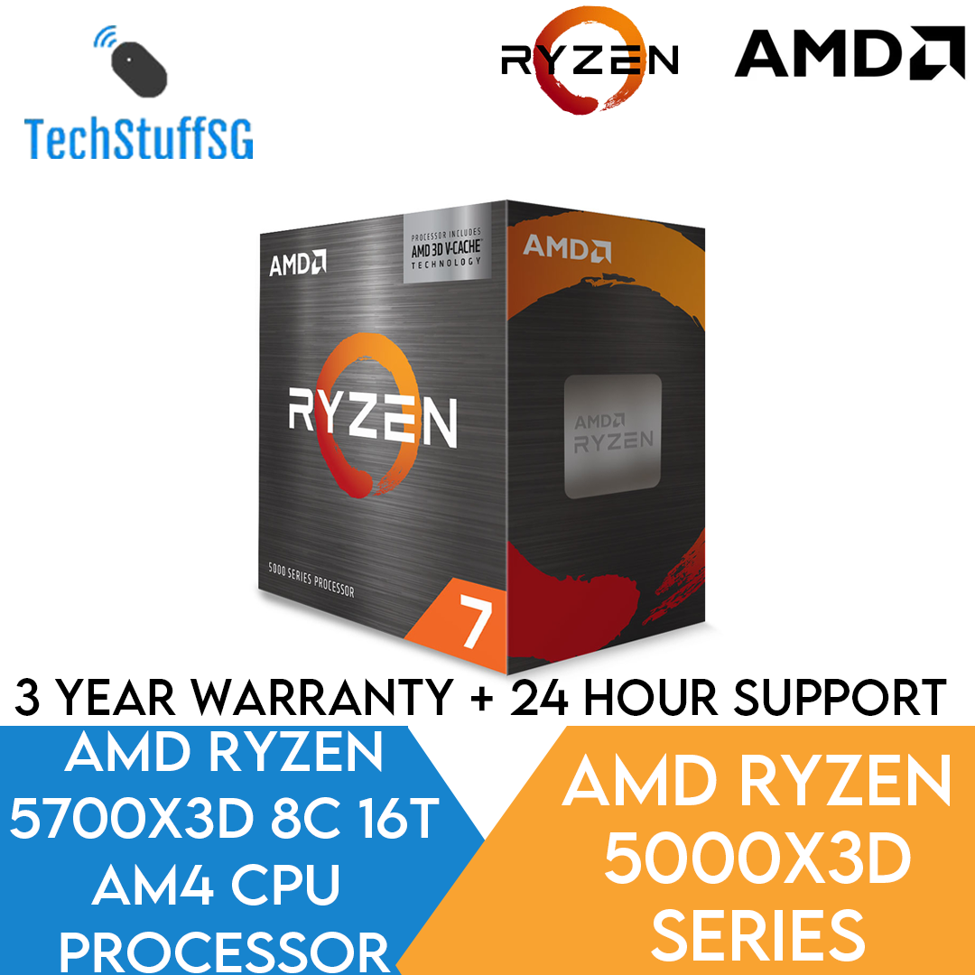 AMD Ryzen™ 7 5700X3D 8-Core 3.0GHz Socket AM4 105W Non-Integrated
