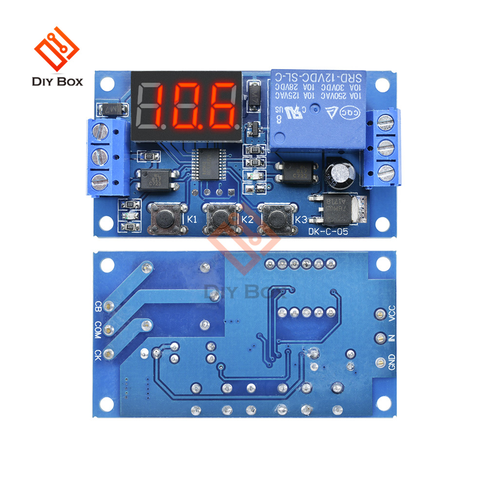 1 Channel 12v Control Programmable Timer Switch Trigger Cycle Module ...
