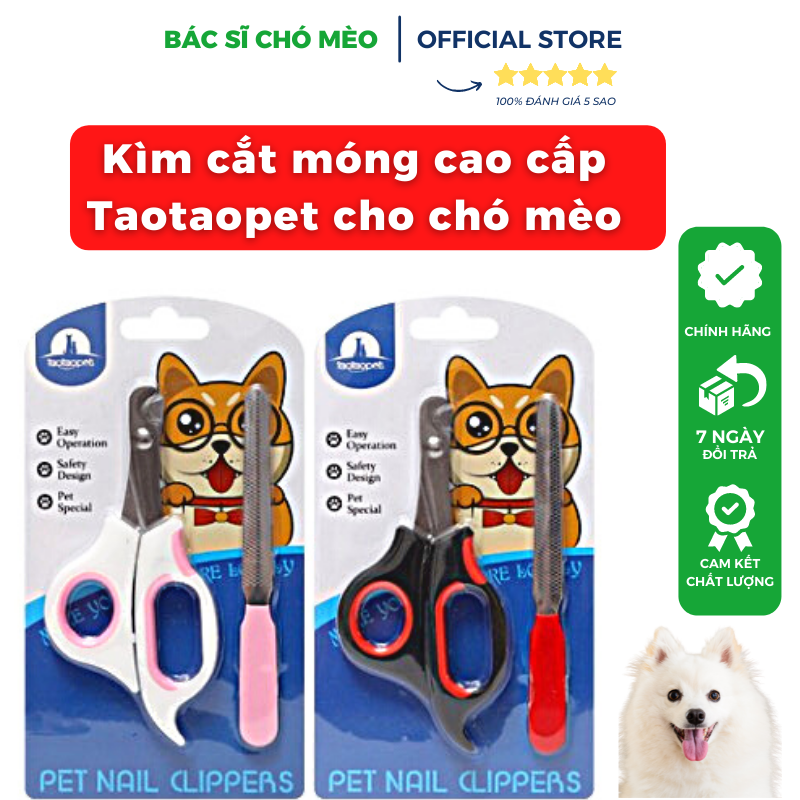 Kìm Kềm cắt móng chó mèo kèm dũa móng chó mèo