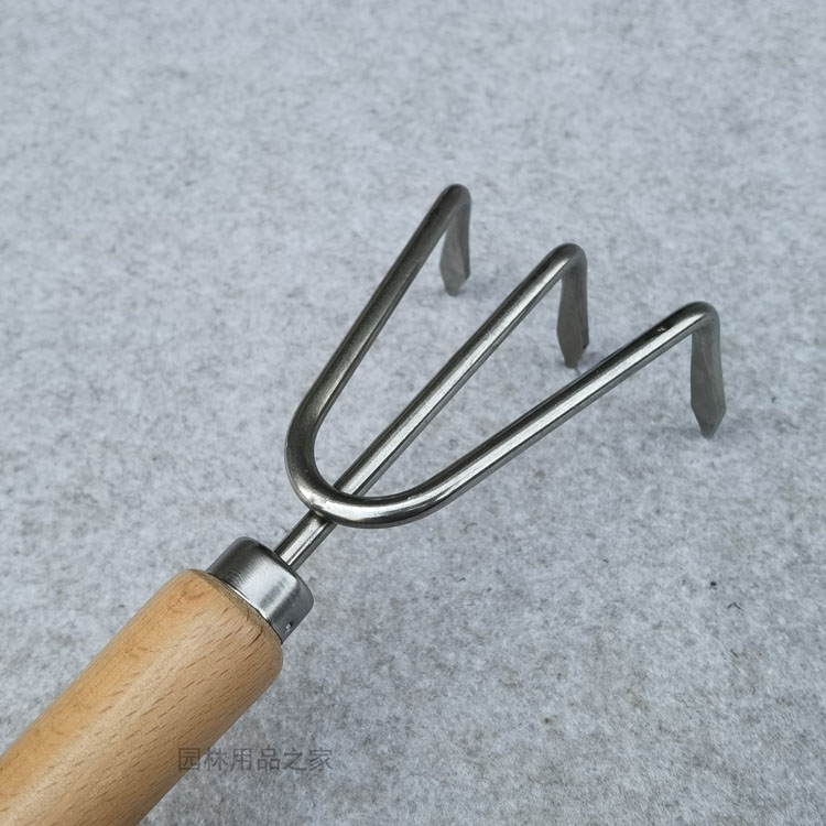 Cào xới đất inox cầm tay loại lớn LV024