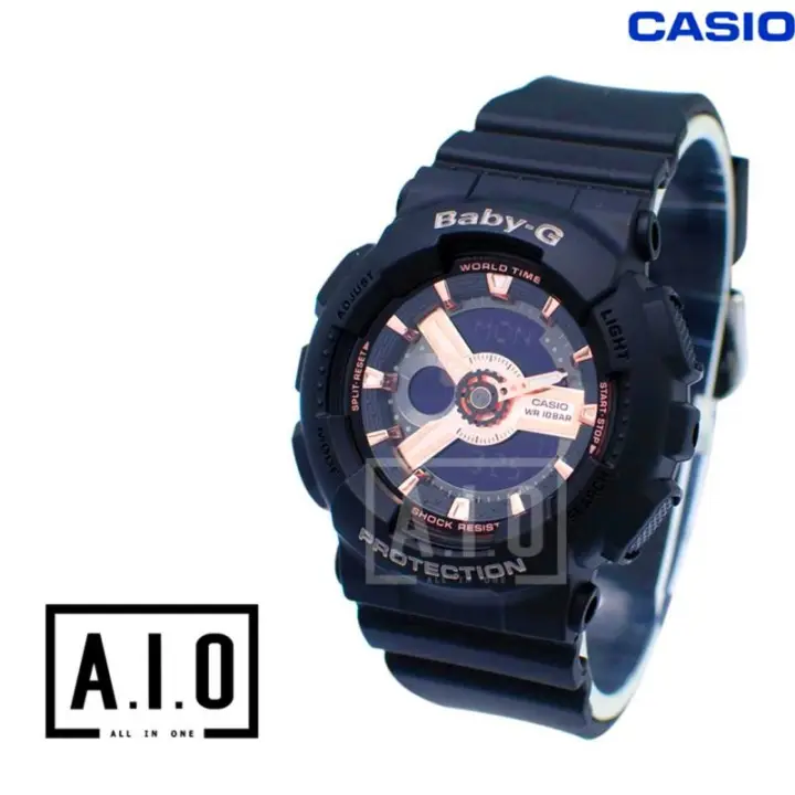 baby g ba 110 black
