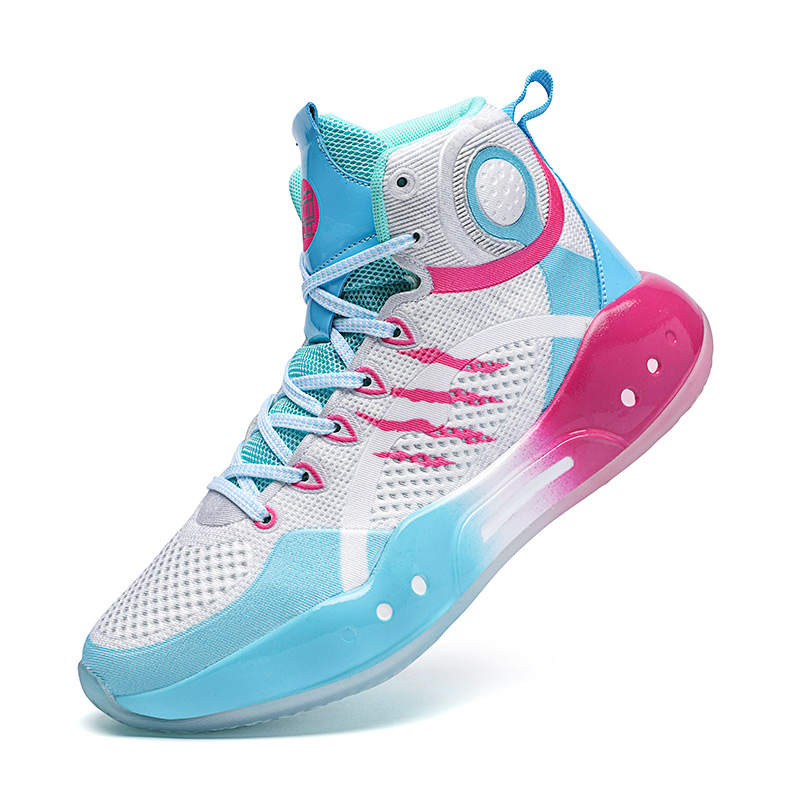 KHTIBPA Basketball Shoes Men Sneakers Waterproof Basketball Shoes Original Rubber High Top Sports Shoes Outdoor