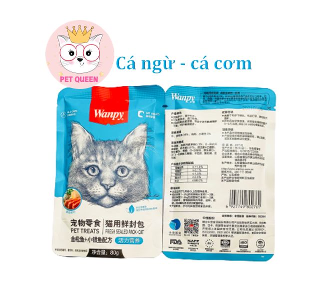 Pate Wanpy 80g | Pate tươi dinh dưỡng cho mèo