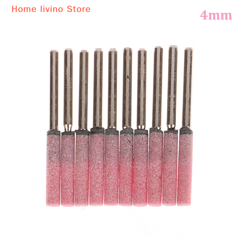 Livino 10 cái giũa đá mài cưa xích 1/4/4/8/5/6mm Bộ mài cưa xích để đánh bóng kim loại đá mài Cưa Xích