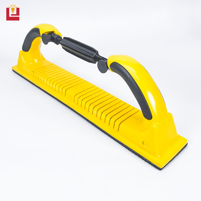 YONUO Sandpaper hand grinding board, putty grinding board, rectangular hand planing arc sander, hand push plate, dry grinding hand washboard, adjustable
