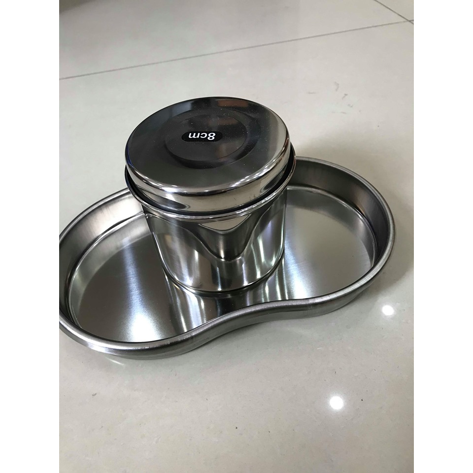 KHAY HẠT ĐẬU + CỐC INOX Chuẩn Inox 304
