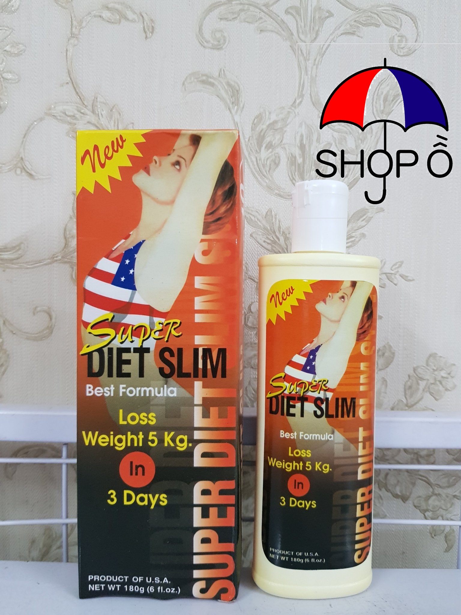 [HCM]Kem tan mỡ Super Diet Slim 180gram USA
