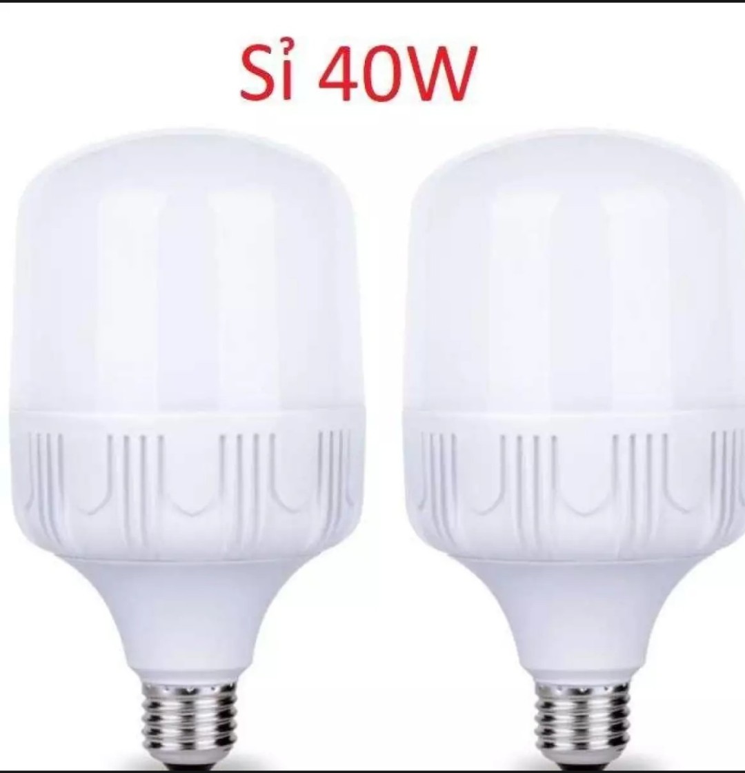 Bộ 2 bóng đèn led 40W - Siêu sáng (trắng)- Tiết kiệm điện- Bảo hành 12 tháng