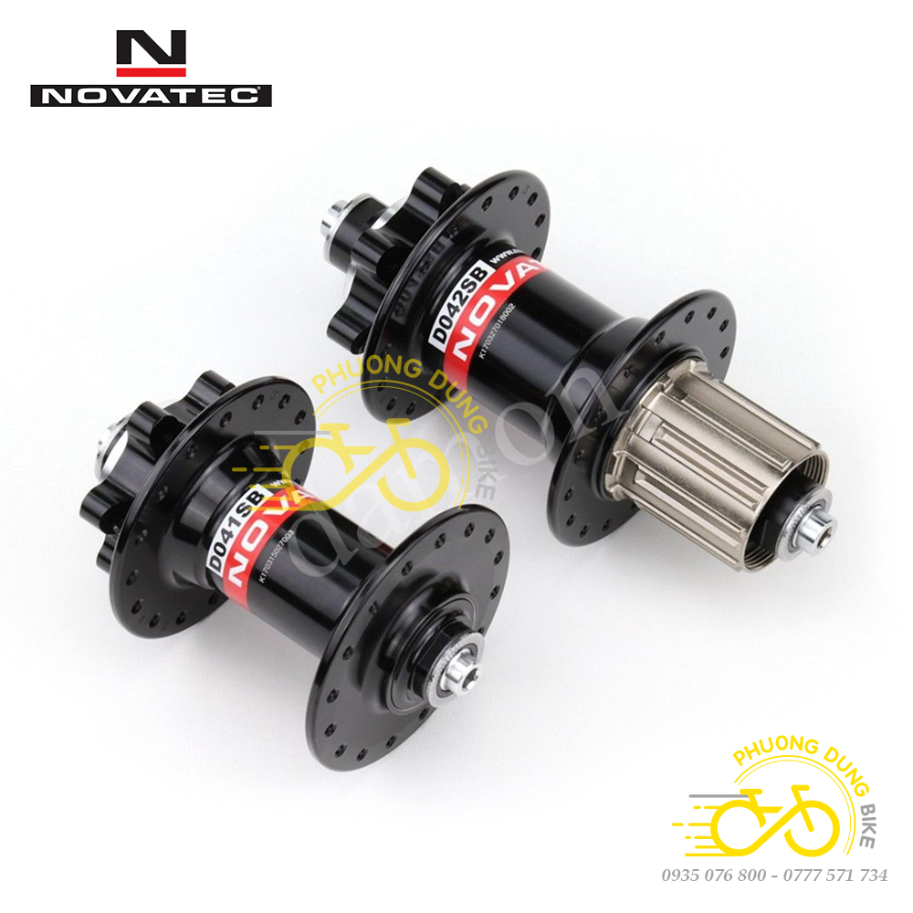 Moay ơ (Đùm) Hub xe đạp NOVATEC D041SB/D042SB 28 LỖ / 32 LỖ / 36 LỖ