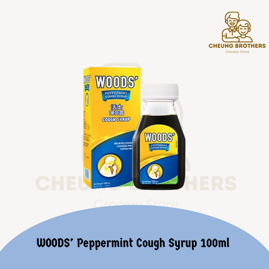 WOODS’ Peppermint Cough Syrup 100ml Lazada