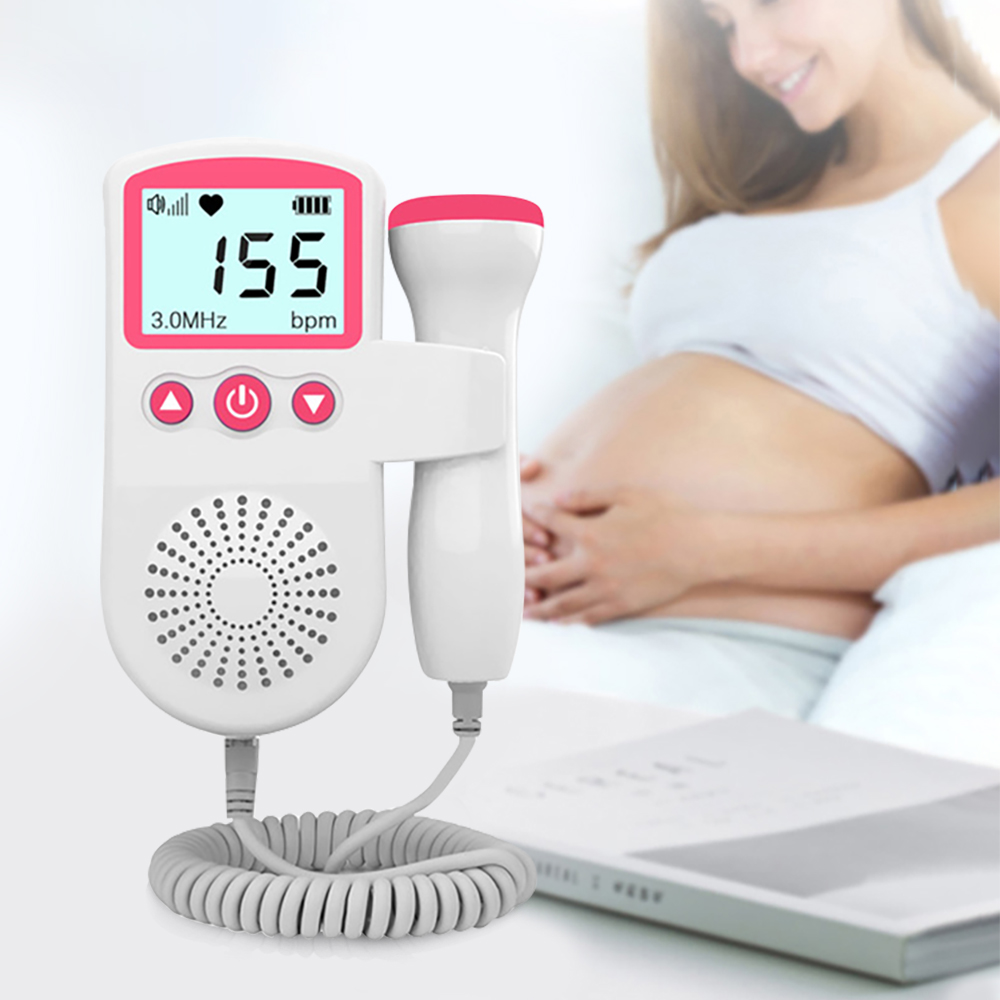 Yongrow Fetal Doppler Upgraded Fetal Home Pregnancy Heart Rate Monitor ...