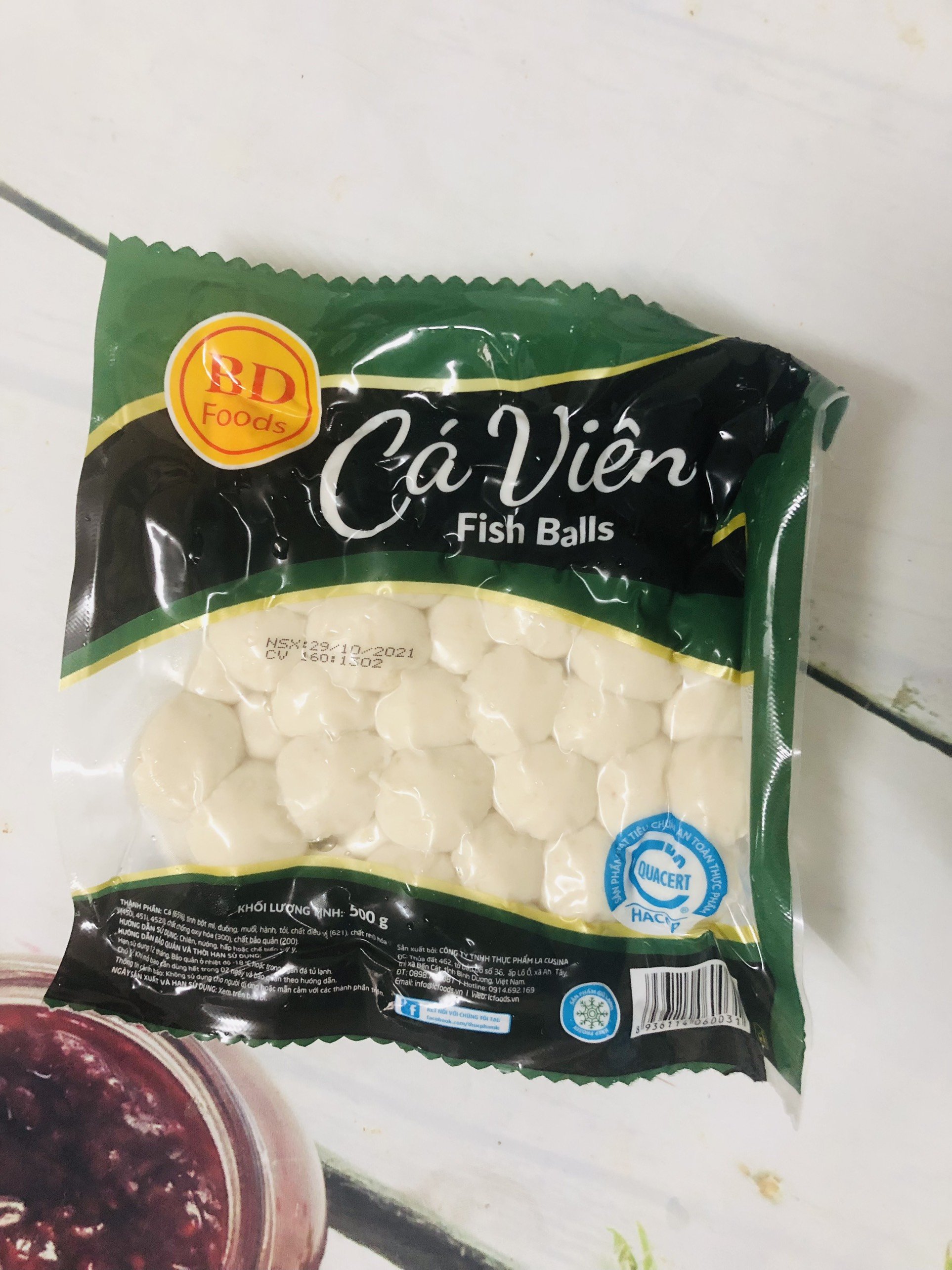 cá viên thơm ngon dinh dưỡng