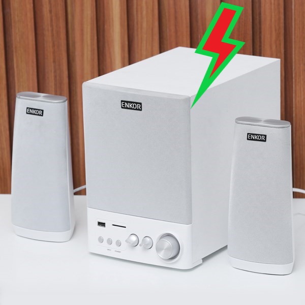 E900 loa vi tính 2.1 Enkor Bạc