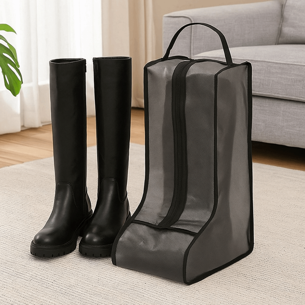 2Pcs%20Portable%20Transparent%20Boot%20Storage%20Bag%20Dustproof%20Foldable%20Shoes%20Storage%20Bags%20Waterproof%20with%20Handle%20Boots%20Storage%20Organizer%20Outdoor%20-%20Image%204