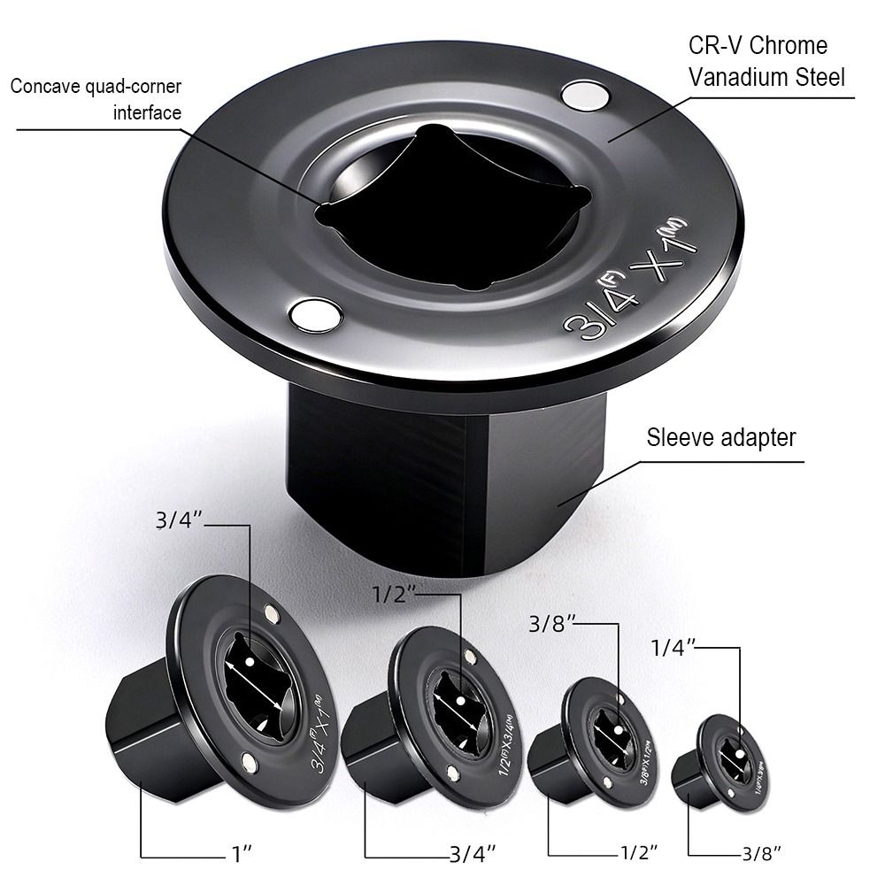 Durable Low Impact Socket Adapter Ratchet Drive Socket Type Ratchet ...