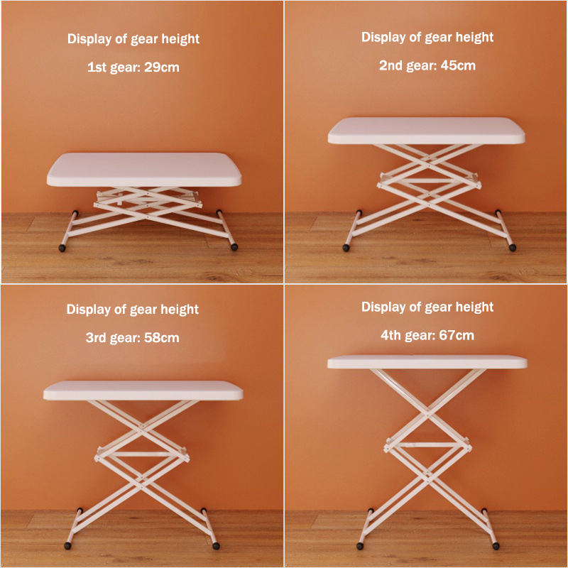 table Computer desk folding table bedside table height-adjustable study desk portable plastic desk home writing desk Foldable table