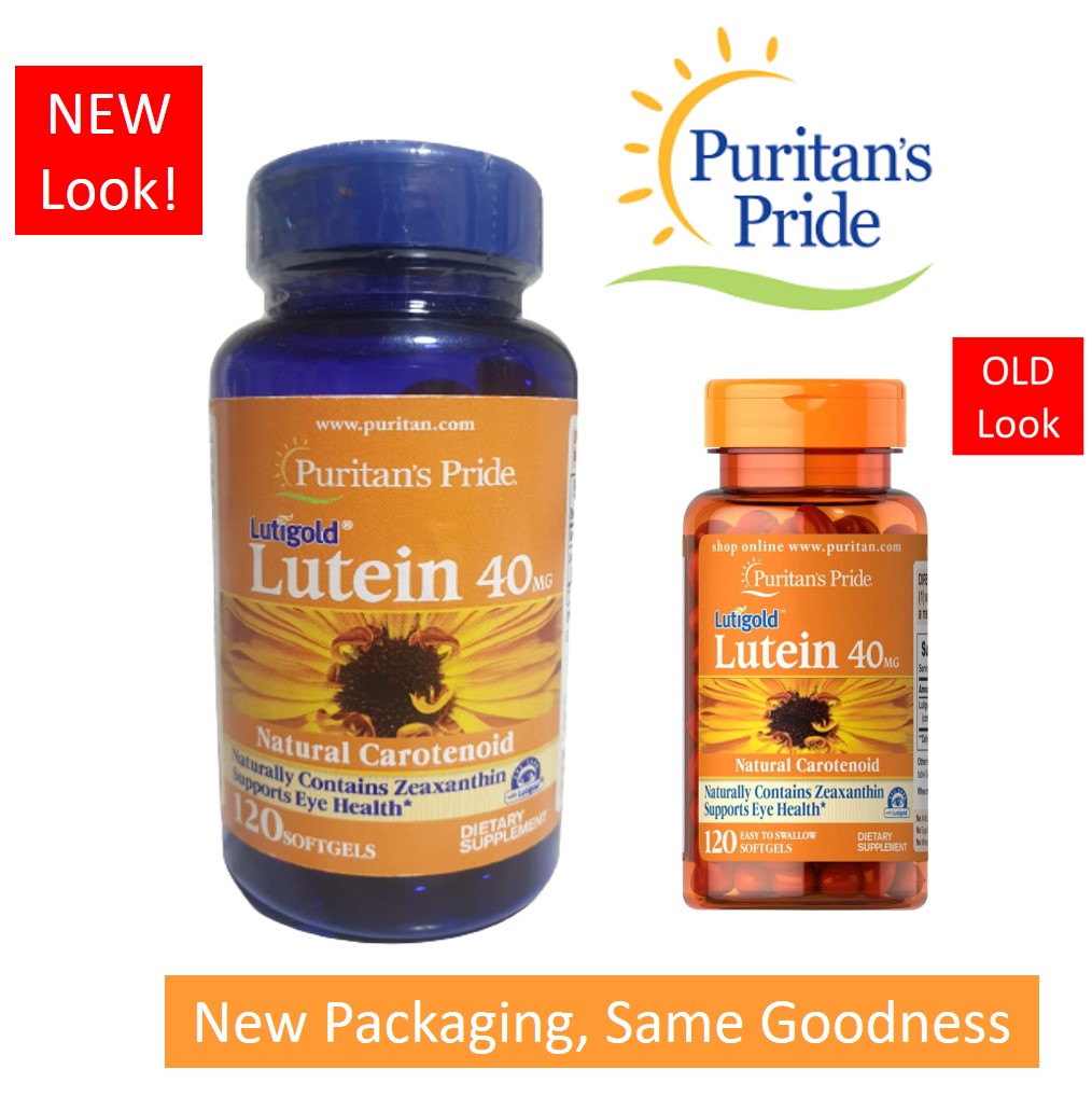 Puritan's Pride Lutigold Lutein 40mg 120 Softgels (Expiry March 2025