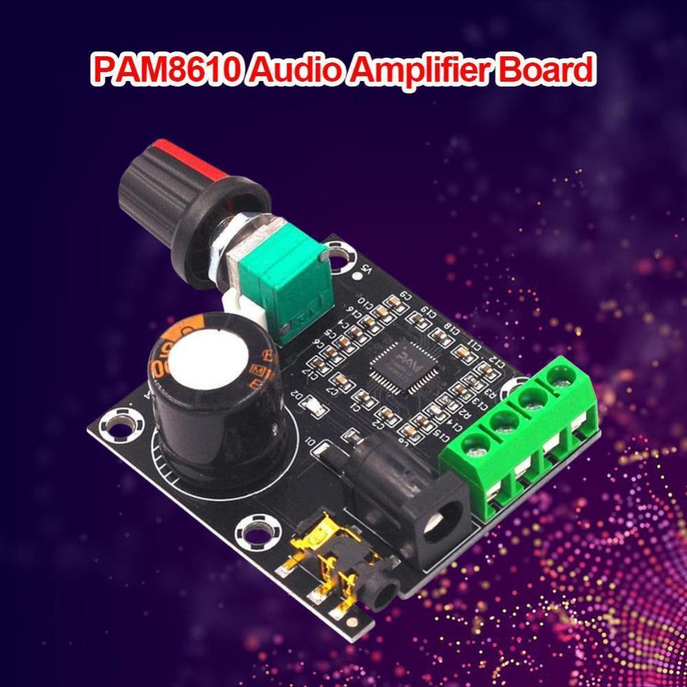 Pam8610 Lớp D âm thanh kỹ thuật số bảng khuếch đại 15W + 15W âm thanh stereo Bộ khuếch đại điện 12V
