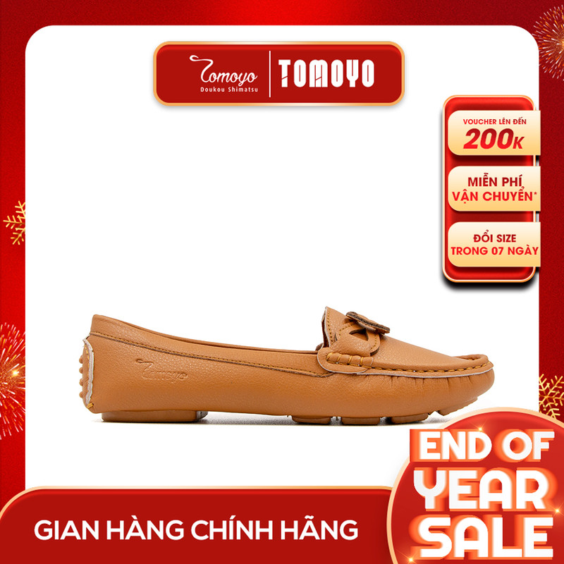 SIÊU SALE 7.7 | Giảm 30% đơn 199k - Giày Nữ Búp Bê Da MicroFiber Siêu Nhẹ Tomoyo TMW31702