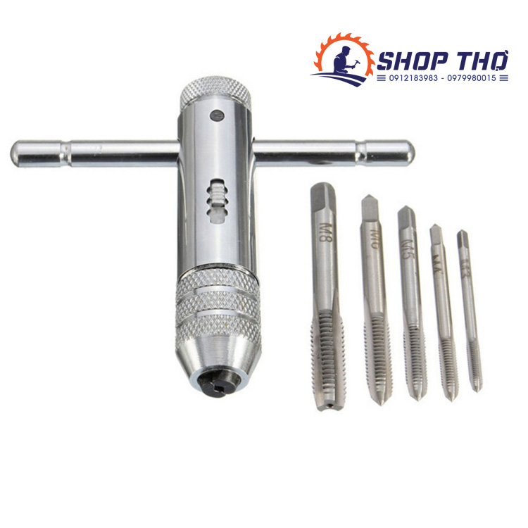 Bộ đầu kẹp mũi taro ren bằng tay