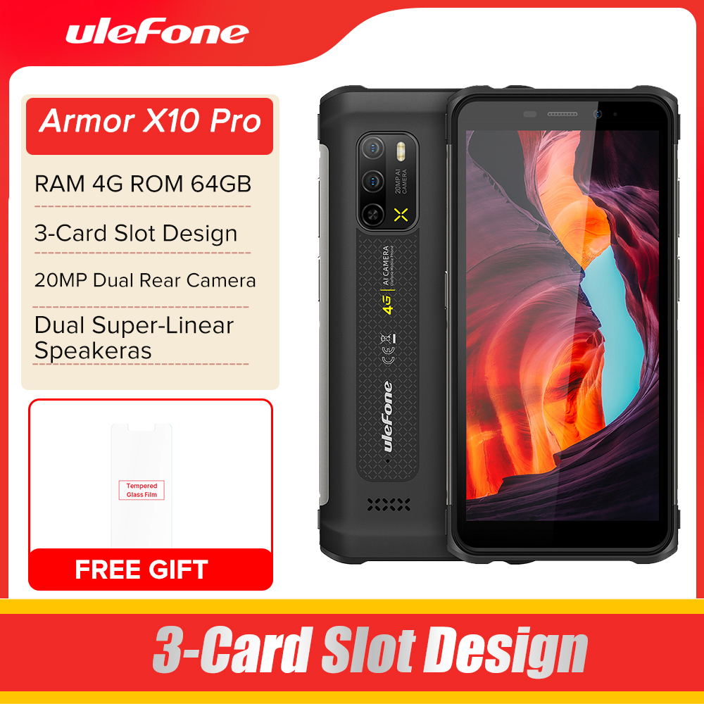 Ulefone Armor X10 Pro Rugged Phone 64GB Smartphone Android 11 Outdoor ...