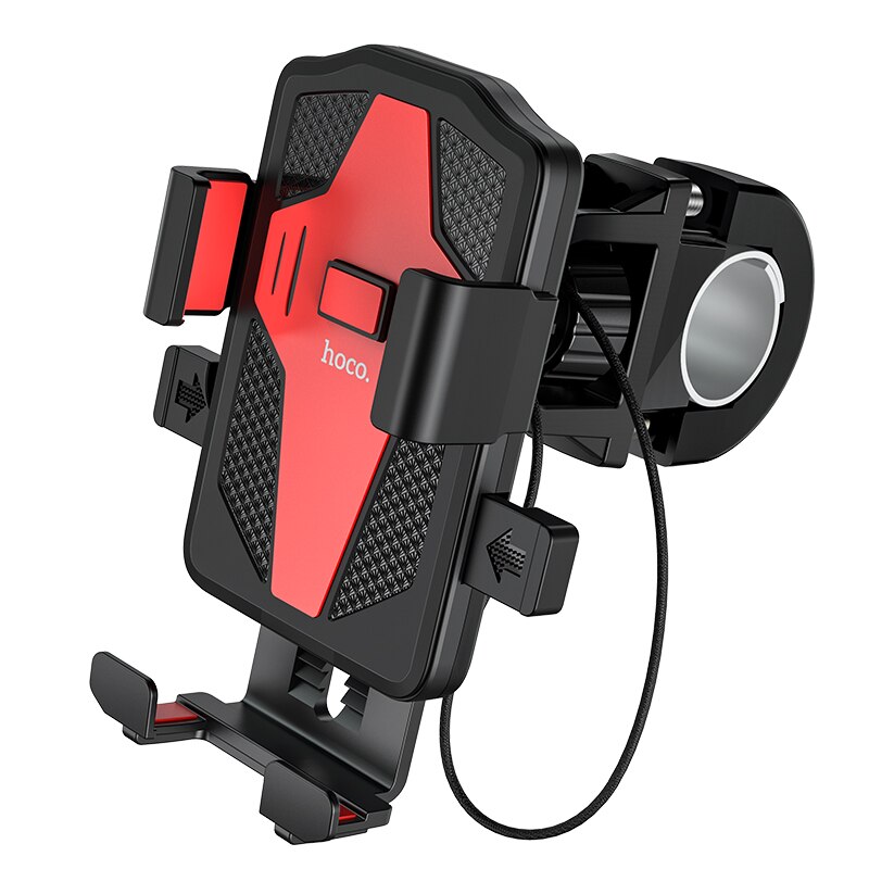 HOCO Motorcycle Bicycle Phone Holder For 11 Pro Suitable For Xiaomi Universal Phone Holder Bike Handlebar Clip Stand GPS Mount Bracket
