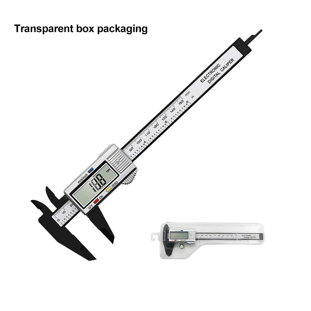 diymore thước Cặp dụng cụ đo thước kỹ thuật số 150mm thước vi lượng kỹ thuật số không thấm nước dễ dàng chuyển đổi từ inch đến mm