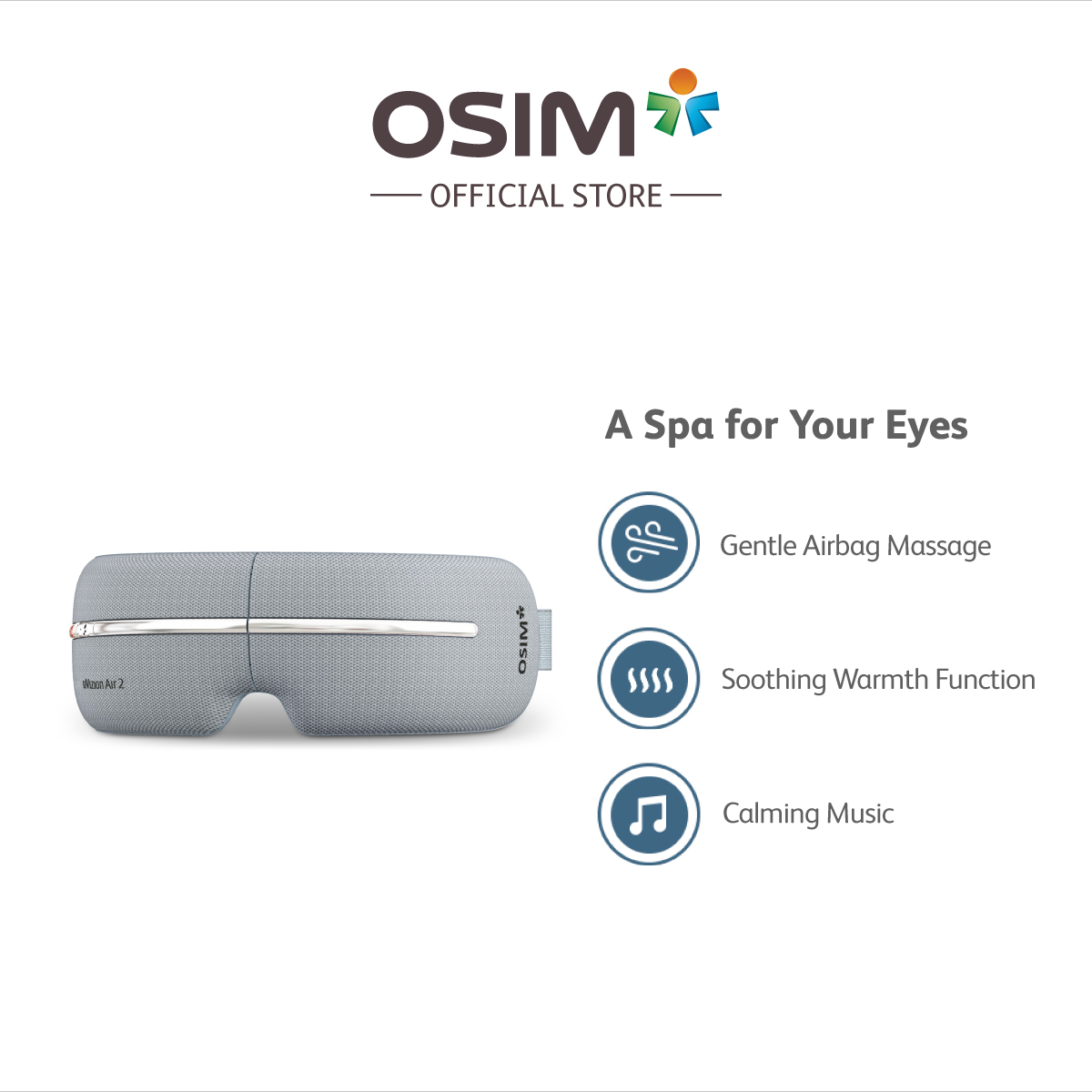 OSIM uVizion Air 2 Eye Massager | Lazada Singapore