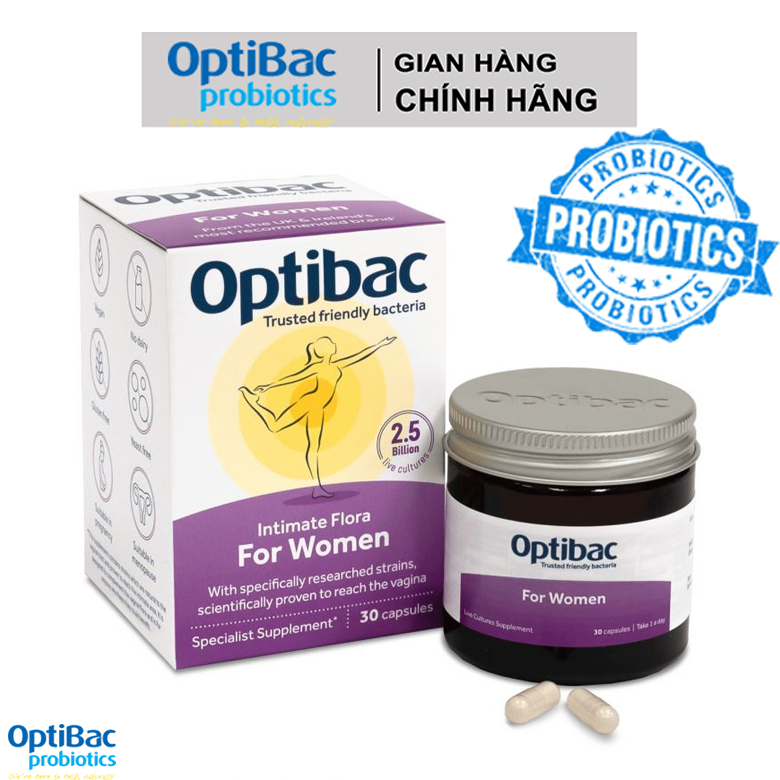 Men vi sinh Optibac tím (Optibac For Women) chuẩn nội địa UK