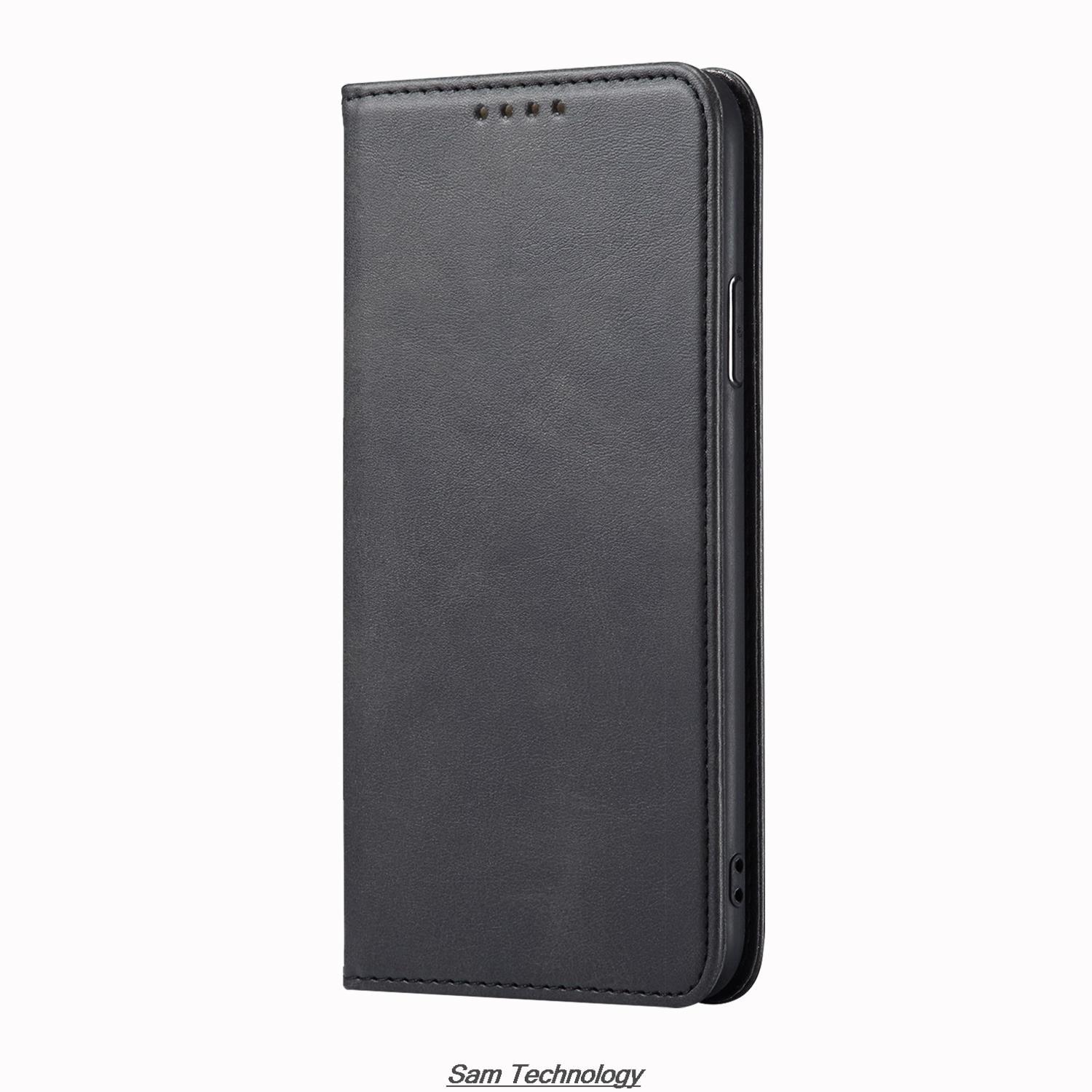 For Samsung Galaxy Note 20 / Note20 5G 6.7 Pu Leather Flip Lagnetic Wallet Phone Case Cover with Kictand and Card Holder Slots Hand Strap in Gtock. 