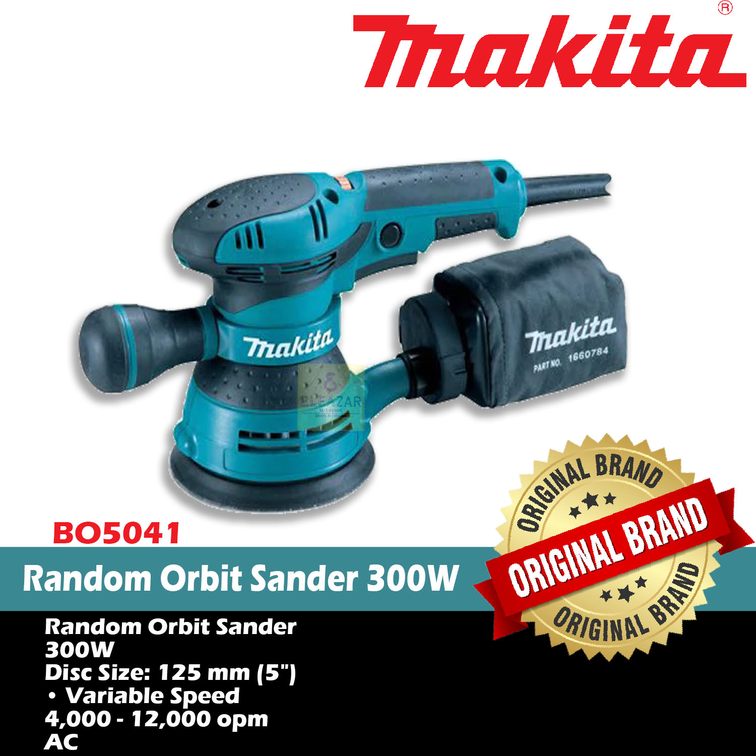 Makita Random Orbit Sander 300w BO5041 Lazada PH
