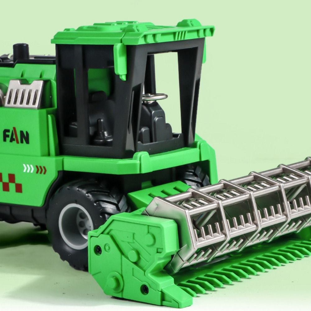 Toy Rice Harvester Vehicle Toys Harvester Simulation Farm Harvester Toy Tractor Toy Crane ...