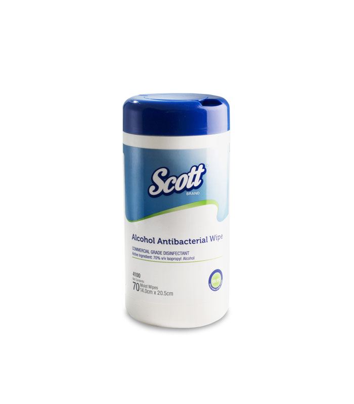 Scott Alcohol Antibacterial Wipes 70 Sheets Lazada Singapore