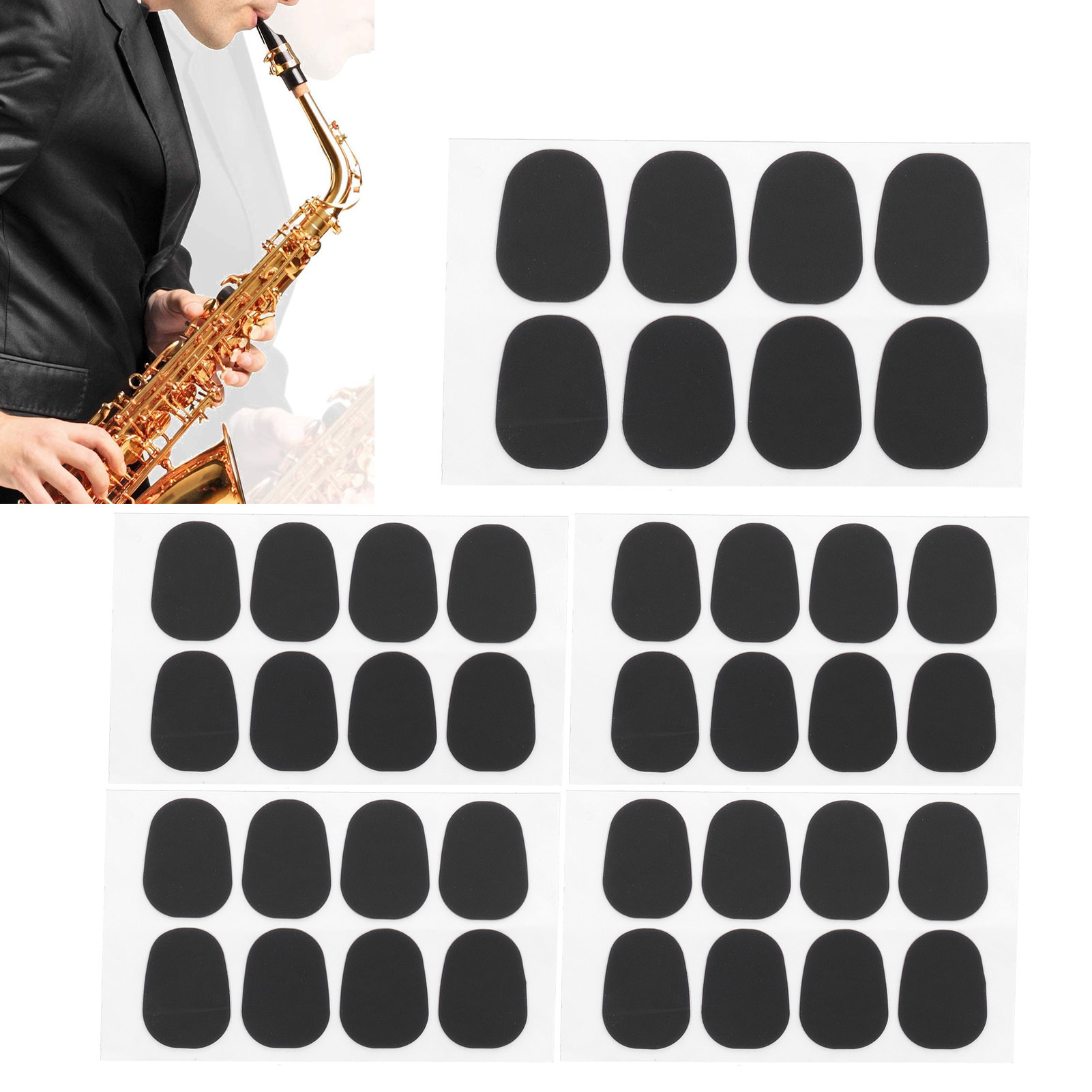 Mouthpiece Pads Accessory Food‑grade Material Mouthpiece Cushions for Alto/Tenor Saxophone Clarinet