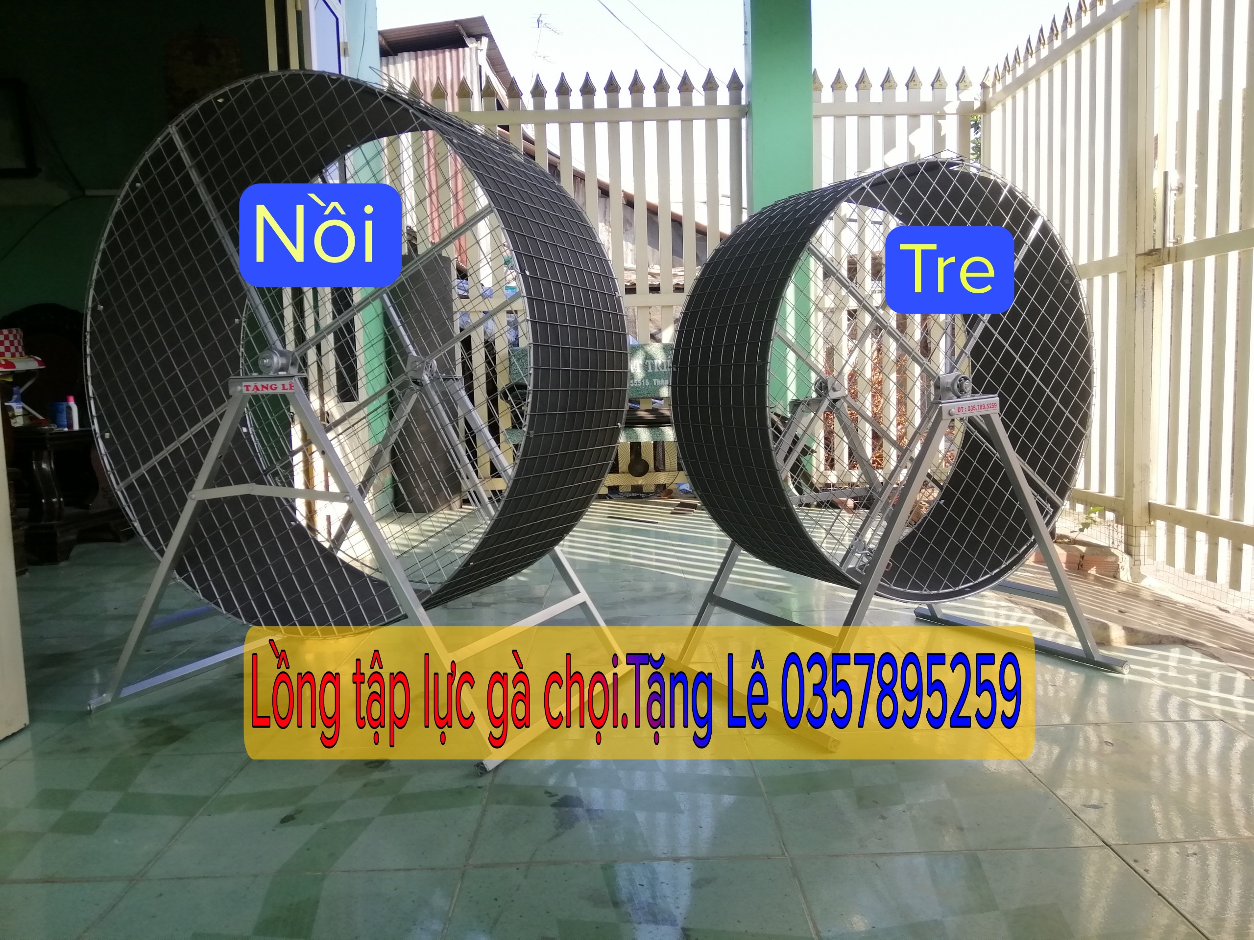lồng chạy tập lực gà chọi.Tặng Lê 0357895259