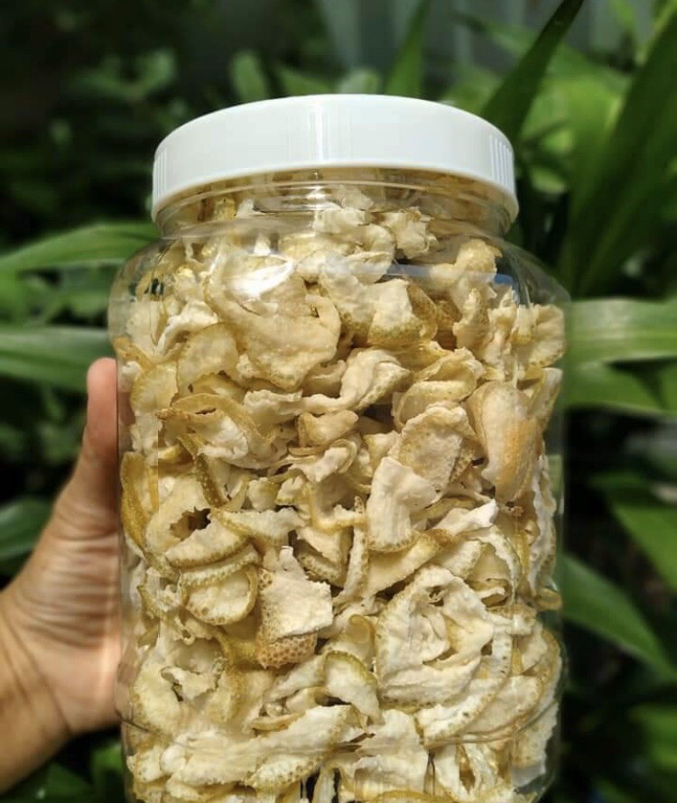 mức vỏ bưởi sấy khô 500g