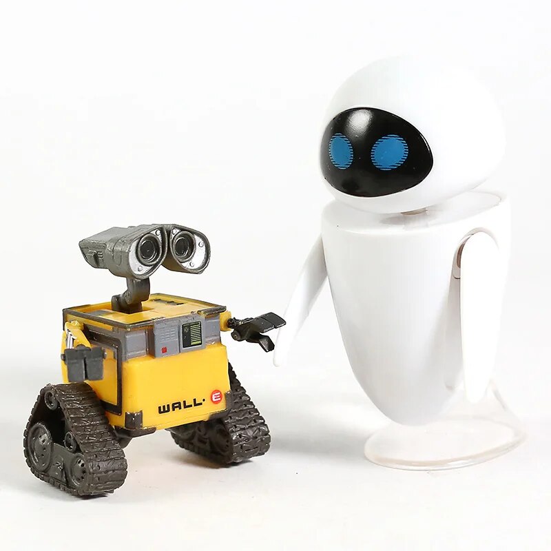 Wall-E Robot Wall E & EVE PVC Action Figure Collection Model Toys Dolls 6cm/10cm