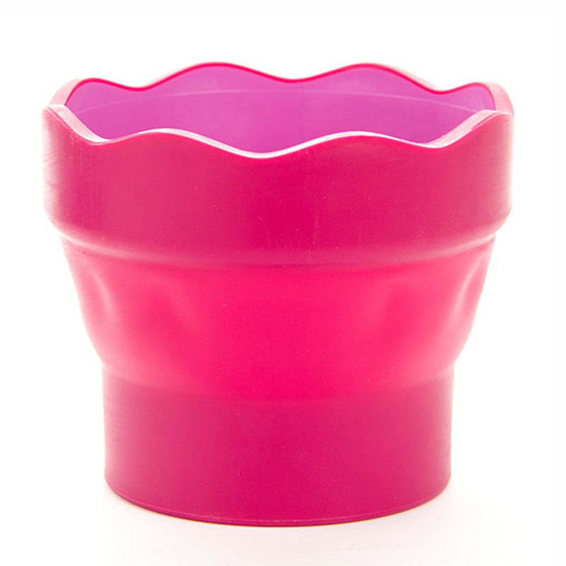 MIKAILAN Foldable Pen Washer Watercolor Pens Special Rinse Wash Pens Folding Pen Wash Bucket 3