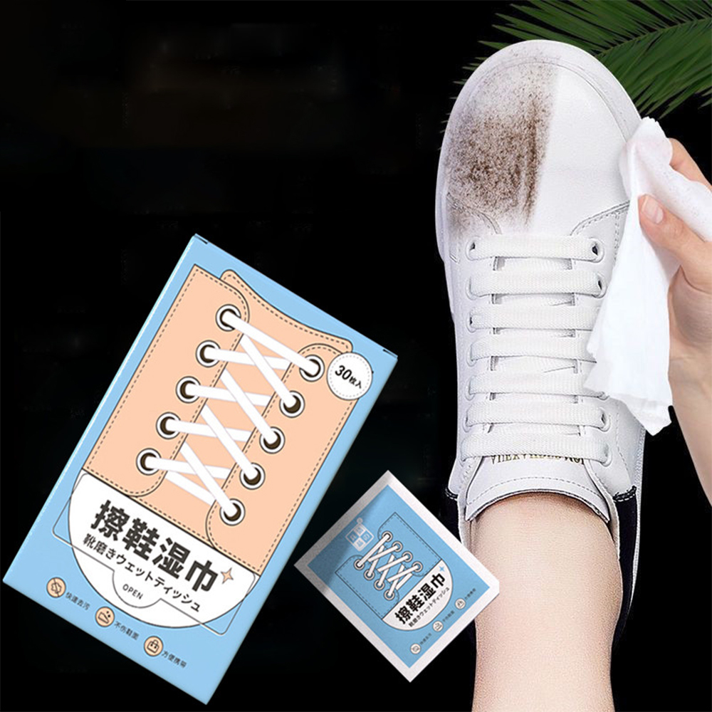 Shoe Wipes Cleaning Wipes Sport Shoes Kain Lap Kasut Tisu Pembersih Kasut Untuk Kasut Sukan 擦鞋湿巾