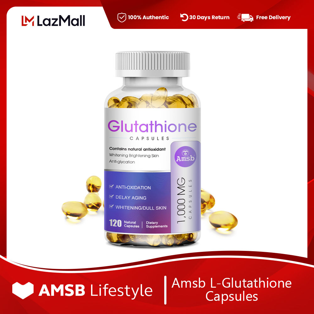 amsb glutathione fda approved Amsb L-Glutathione Capsules Collagen Antioxidant Anti-Aging Boosting  Immunity Dull Skin Whitening Supplement Health Product