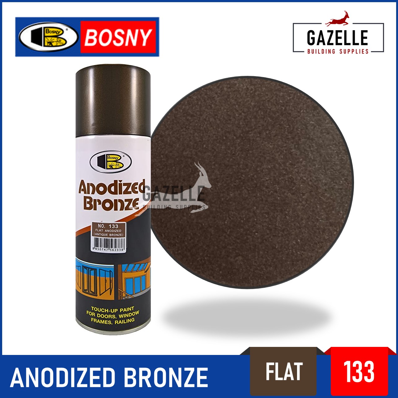 Bosny Anodized Bronze Antique Bronze Brass Color Spray Paint Gloss