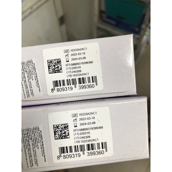 Hộp 50 test thử que thử đường huyết sd codefree 50 25 que test thử que thử tiểu đường sd code free sd codefree hàn quốc