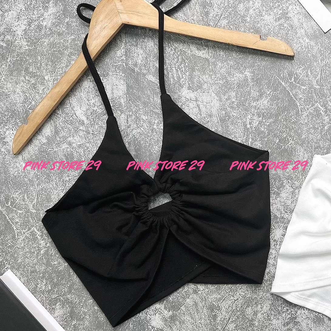 Áo Croptop Yếm Khoen Ngực A5113