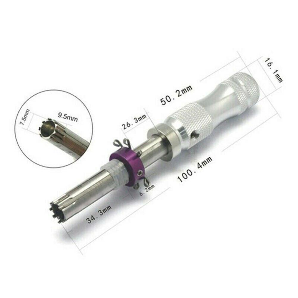 3 cái Ống 7 pins chọn khóa công cụ công cụ thợ khóa Bộ nậy khóa